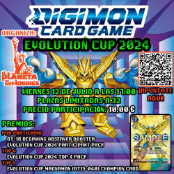 Participación Digimon Card Game Evolution Cup 2024
